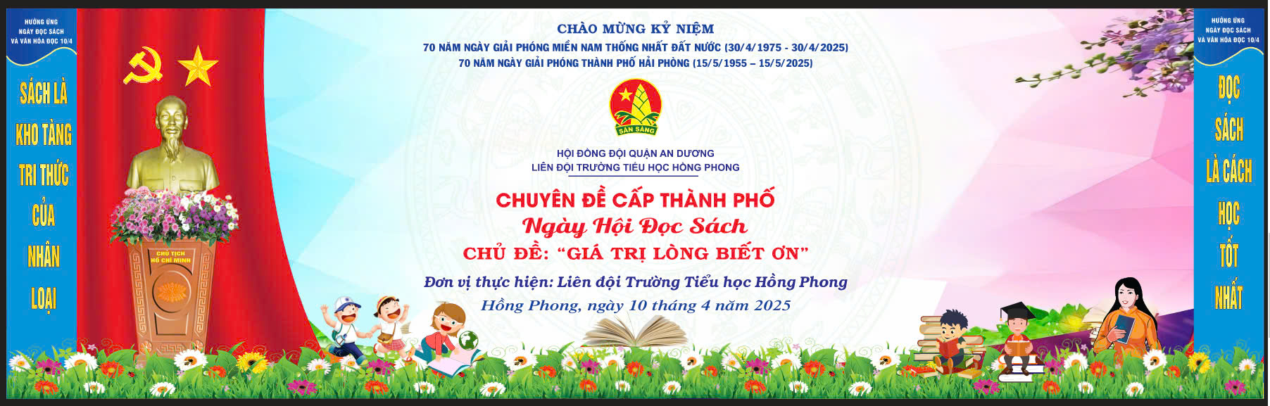 Ngày hội đọc sách-chủ đề giá trị của lòng biết ơn